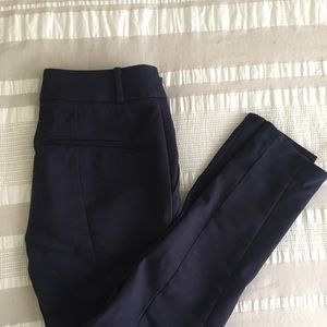 Loft Marisa Skinny Dress Pants Navy 0P